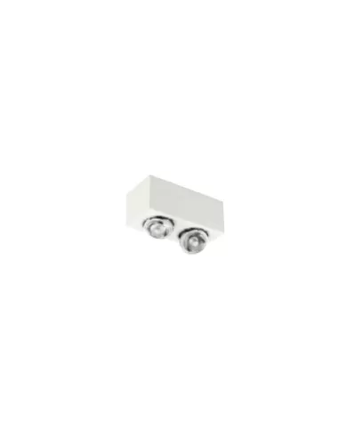 Linea light 53714 white external baskets 2 sources