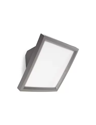 Applique murale LED 05-9734-34-m1, 2 ampoules E27 max. 18 W, grise