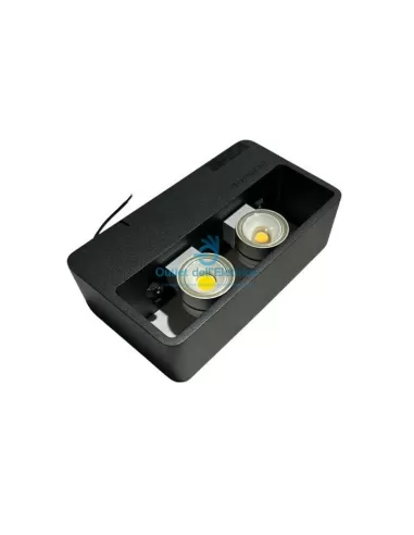 Delta light 2750418202n gala l ok led blanco cálido gris oscuro