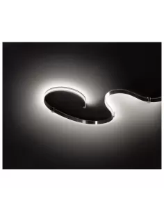 Cini & nils w1601 formala mur plafond blanc 2700k acier satiné//noir