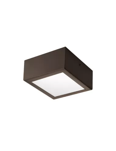 Panzeri ep4444 four plafoniera marrone met   1x33w g9 ip65