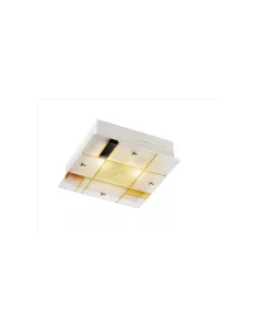 Rossini 1063q-55-am hugo decorated glass ceiling light
