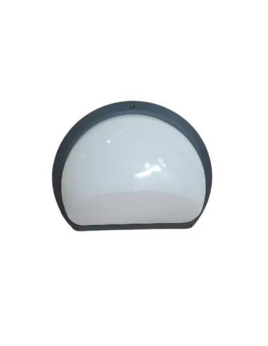 Ivela 131111 plafonnier série 310 1x26w g24-d3 noir ip66