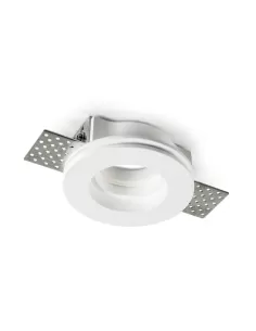 Lampo dikcgtflat faretto in gesso tondo piatto 230v