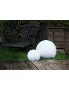 Sphère de jardin Leds-c4 55-9156-y4-m1 40 cm blanc laiteux 2