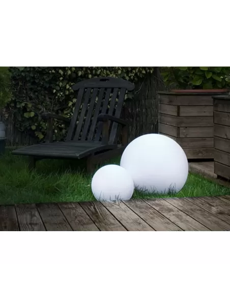 Leds-c4 55-9156-y4-m1 sfera giardino 40cm bianco latte
