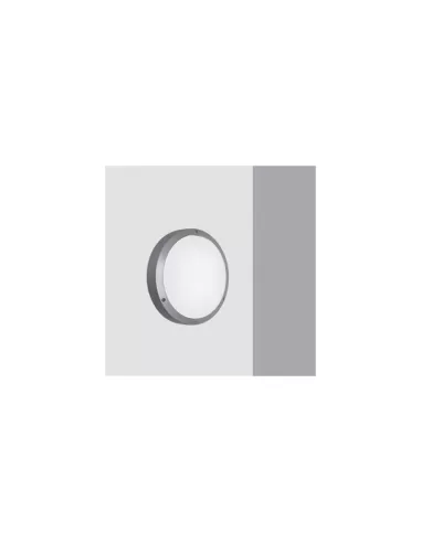 Iguzzini b549 full ceiling lamp d 354 2x26w tc-tel electr 220 - gray
