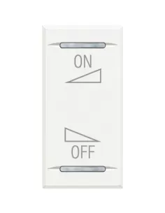 Bticino hd4911ai axolute key cover on off regulation white