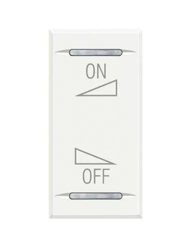Bticino hd4911ai axolute key cover on off regulation white