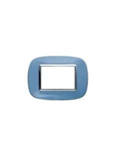 Bticino axolute plaque 3p liquid blue hb4803dz