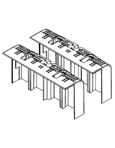 Bticino M7C10 Couvercle abaissé tifast m2 4p