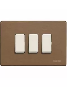 Magic - placa de tornillos de bronce de 3 posiciones