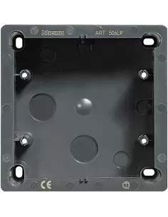 Bticino scatola da parete 3 3 posti 506lp living international