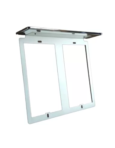 Visiera antipioggia 4 moduli serie powercom