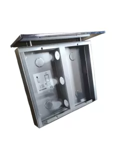 4-module rainproof wall housing..