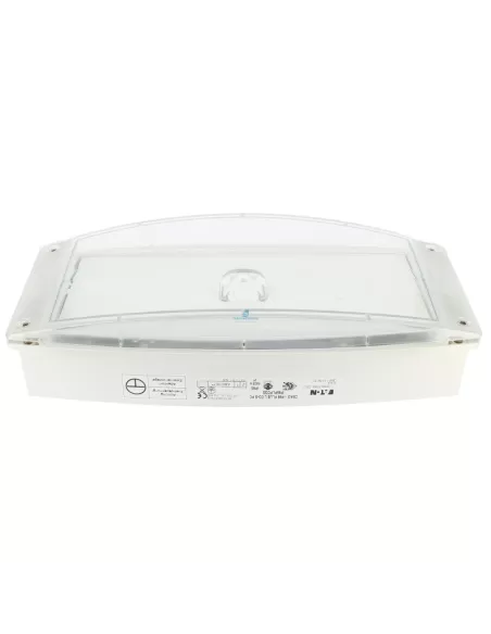 Eaton I-p65+ l cg-s emergency light symmetrical optics polycarbonate ip65
