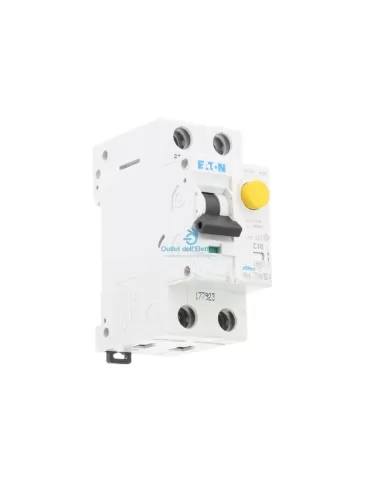 Eaton frbm6-c10/1n/003-a disyuntor de corriente residual 1p+n c10 6ka 0,03-a