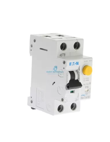 Disjoncteur différentiel Eaton Frbm6-c16/1n/003-a 1P+N C16 6ka 0,03-a