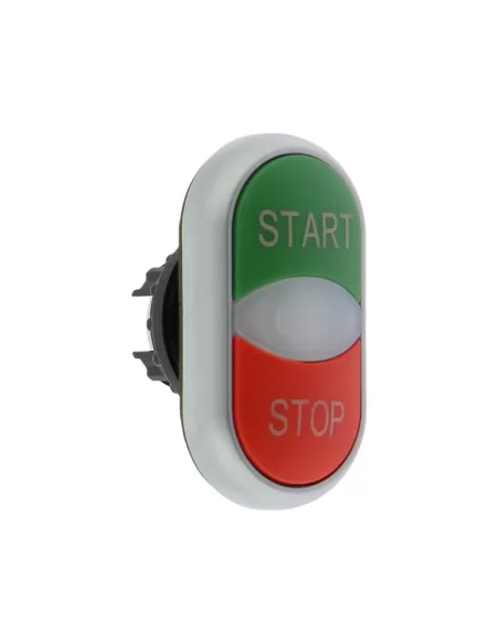 Eaton M22-ddl-gr-gb1/gb0 pulsante doppio luminoso ad impulso verde/rosso