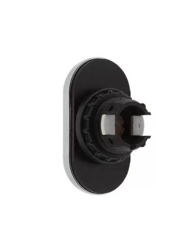 Bouton-poussoir double lumineux Eaton M22-ddl-gr-gb1/gb0, vert/rouge, contact momentané