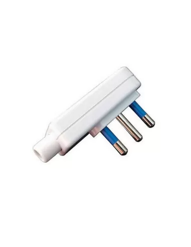 Space-saving plug 2p+t 16a - bn