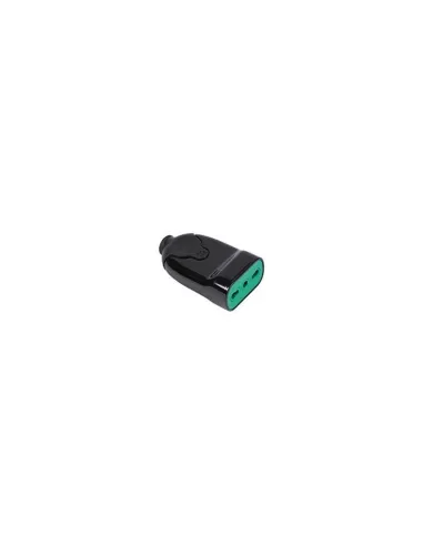 Fanton 81001 Toma de derivación 2p t 16a negro