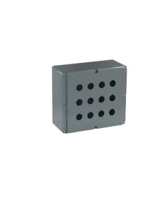 Panneau de boutons poussoirs en métal 080sp12 12 trous