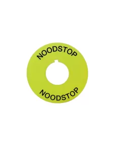 Ge power 179528 080xtgr05 plaque jaune d 59mm nood stop