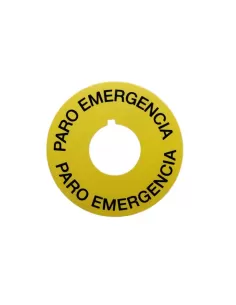 Plaque jaune Ge Power 179529 080xtgr06 d 59 mm