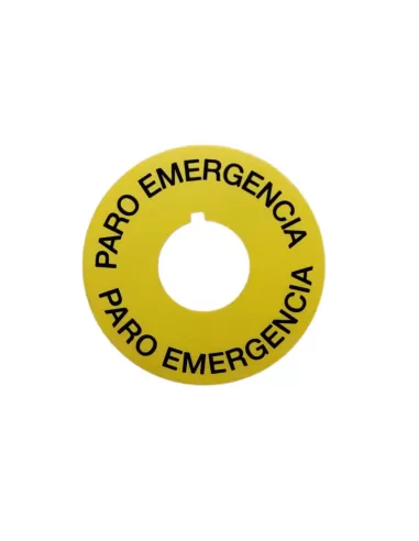 Plaque jaune Ge Power 179529 080xtgr06 d 59 mm