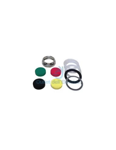 Ge power 180020 kit with rings and four colored buttons