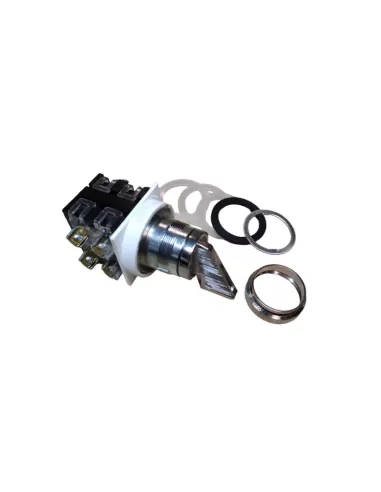 077slz22dc selector palanca cromada 3 posiciones retorno a posición ii
