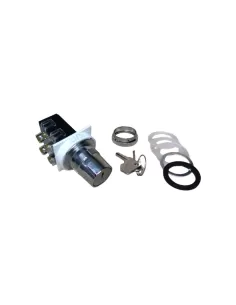 Ge power 180853 077scb11rc03 Sélecteur à clé 3p avec retour i-0//ii-0