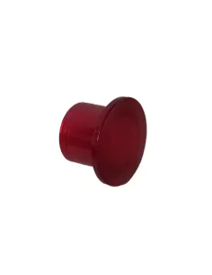 Ge power 180971 077gelr mushroom head light button 35mm red