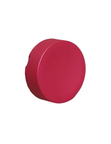 Bouton rond P9arbsr s/g. rouge