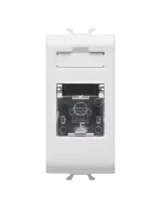 Connecteur téléphonique Gewiss RJ11 1M GW10401 Chorus blanc