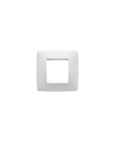 Gewiss gw16122tb one switch plaque chorus 2 places blanc lait