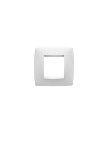 Gewiss gw16122tb one switch plaque chorus 2 places blanc lait
