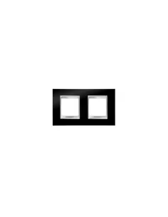 Plaque Lux interne 2+2p o.nero noir