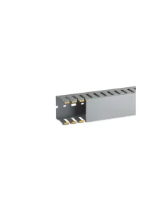 Hager b02569 T1-N Verkabelungskanal 60x60 breite Zähne grau