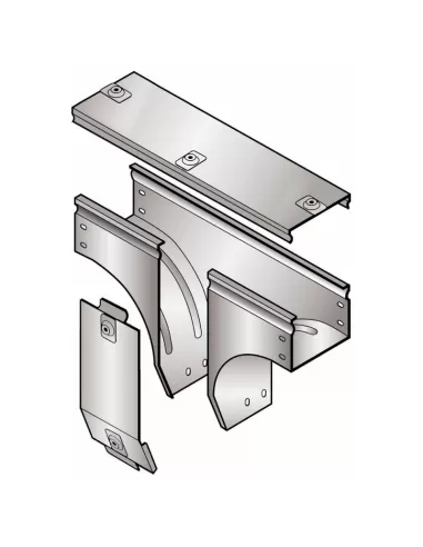 P31-Ableitung t Abstieg var. 300x75 Edelstahlplatte