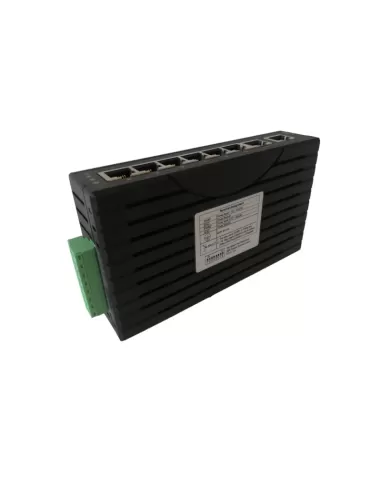Switch Ethernet Etherwan 8 ports DIN 12..48vdc