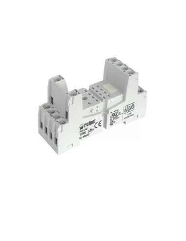 Prise Gzt4 relpol broche 14 6a 250vac t-r4 din