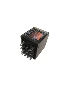 Rele' 4 contatti 110vdc c/led  + puls. prova schrack