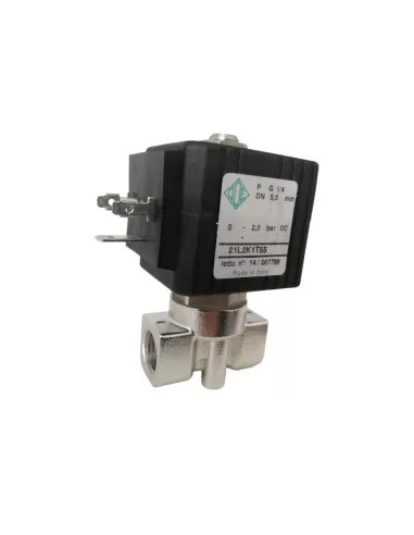 Électrovanne 2 voies Ode 1/4" dn 5,5 mm 2,0 bar 24 Vcc