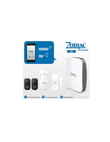Kit d'alarme sans fil Melchioni 559591453 avec module GSM/SMS z2