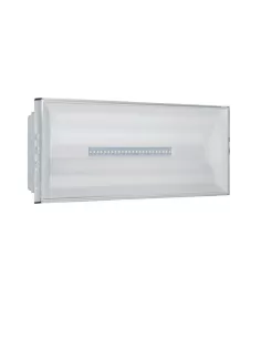 Emergenza da parete 8 leds 2h 230vac ip42