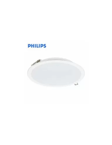 Spot LED encastré rond et extra-plat Signify 38178399, 23 W, 4000 K, 2000 lm, diamètre d'encastrement 200 mm x 80 mm