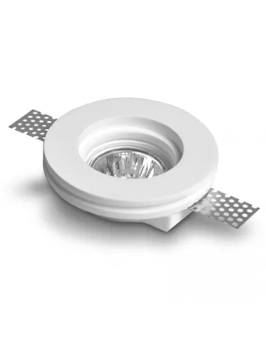 Round plaster recessed spotlight MR16 GST1025 (MC-9222R)