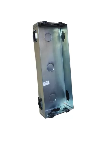 Urmet 1158//43, boîtier métallique encastré pour 3 modules